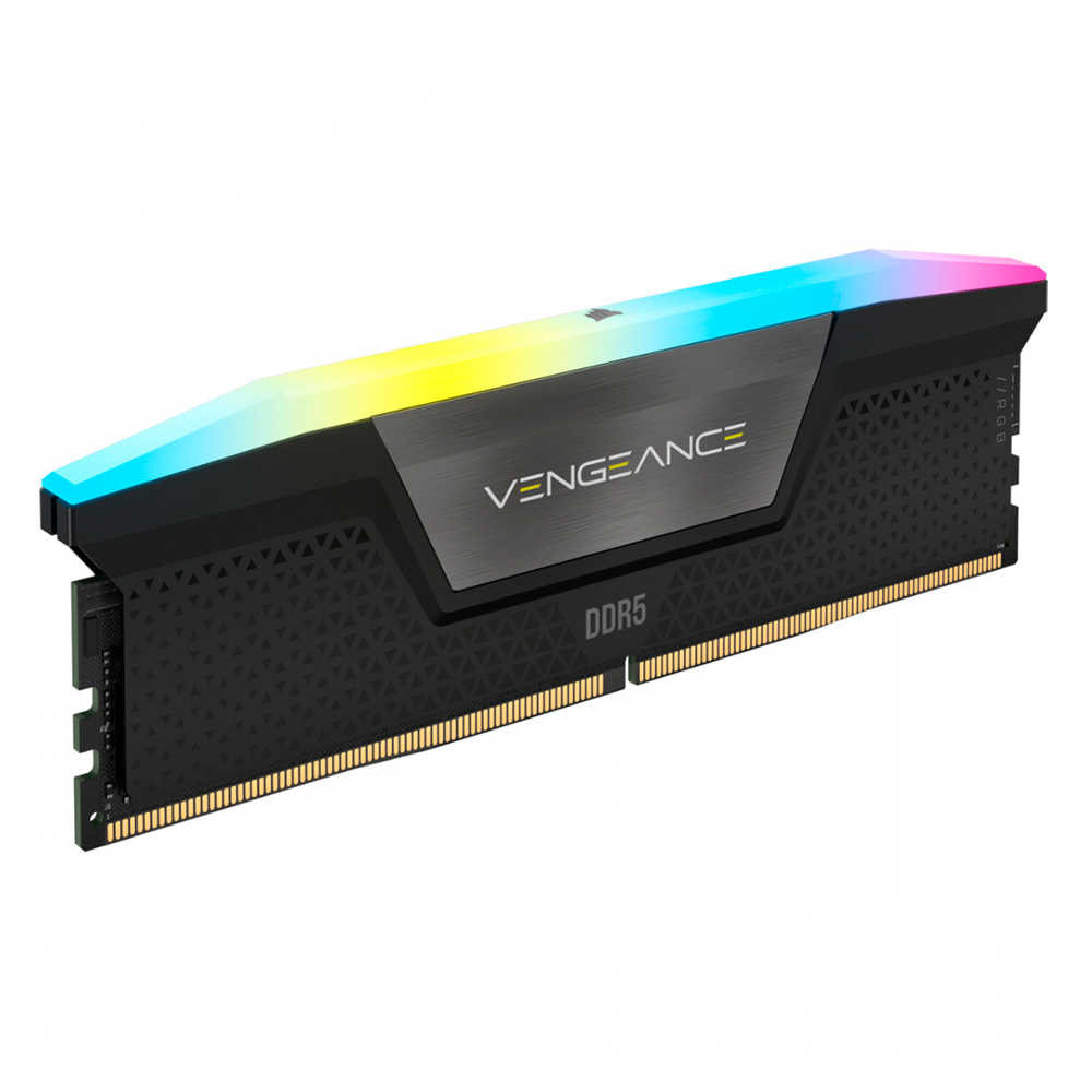 Kit Memoria RAM Corsair Vengeance RGB DDR5-5200MHz-32GB-2x16GB