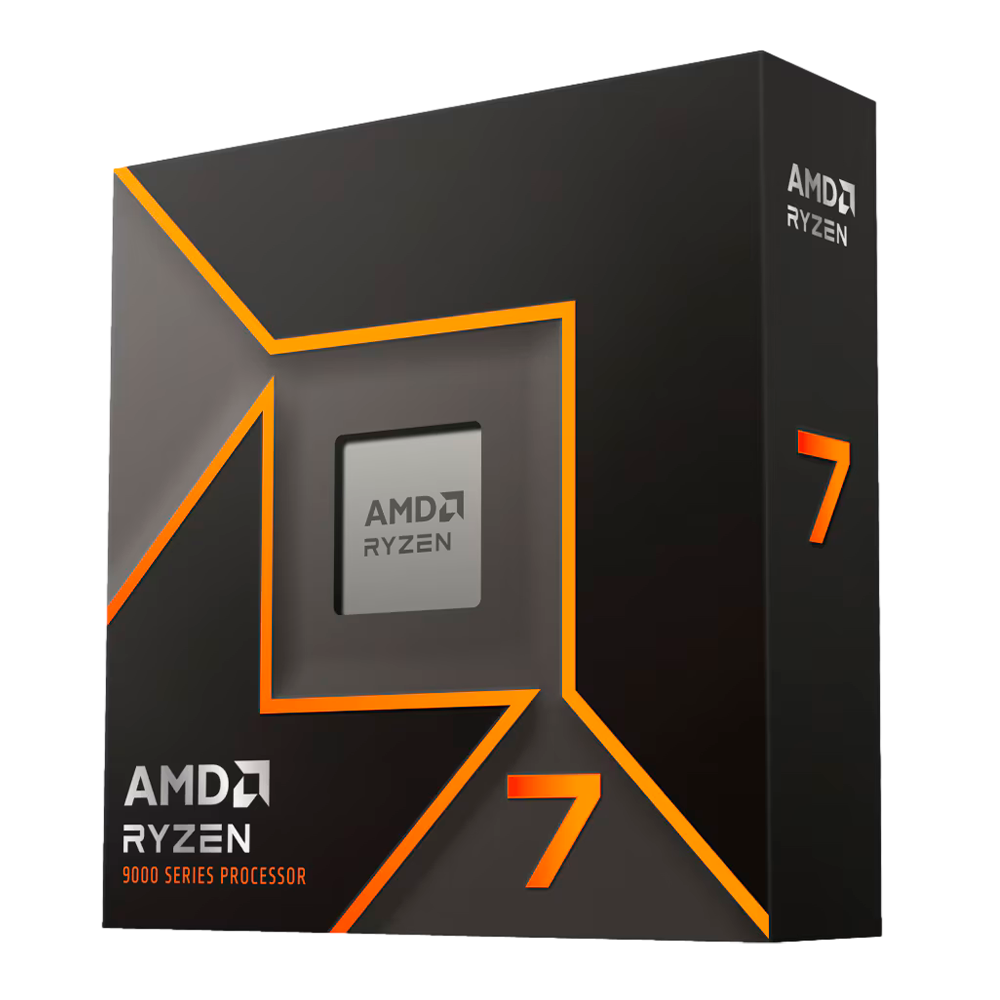 Procesador AMD RYZEN 7 9700X con AMD Radeon Graphics- S-AM5- 5.50GHz- 8 Nucleos- No Incluye Disipador