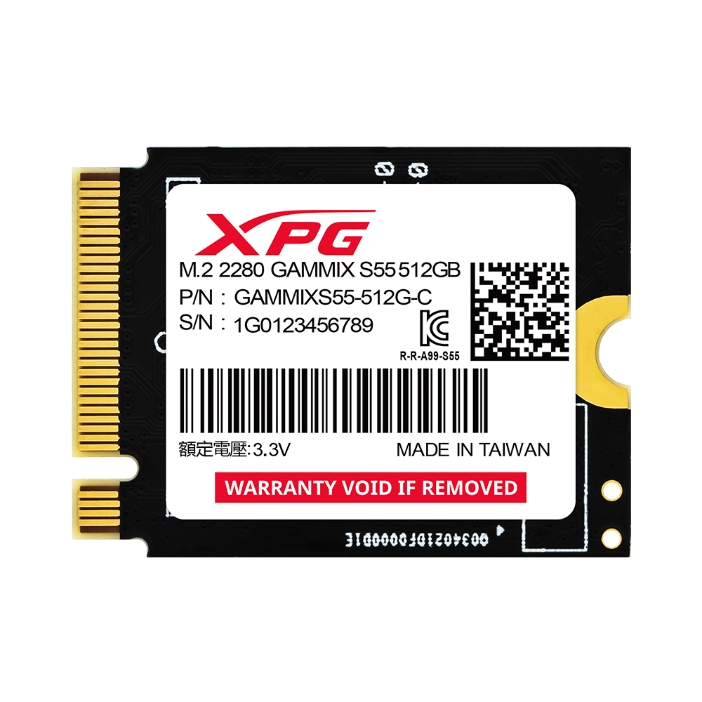 SSD Interno ADATA XPG Gammix S55 512GB M.2 2230 PCIe Gen4x4