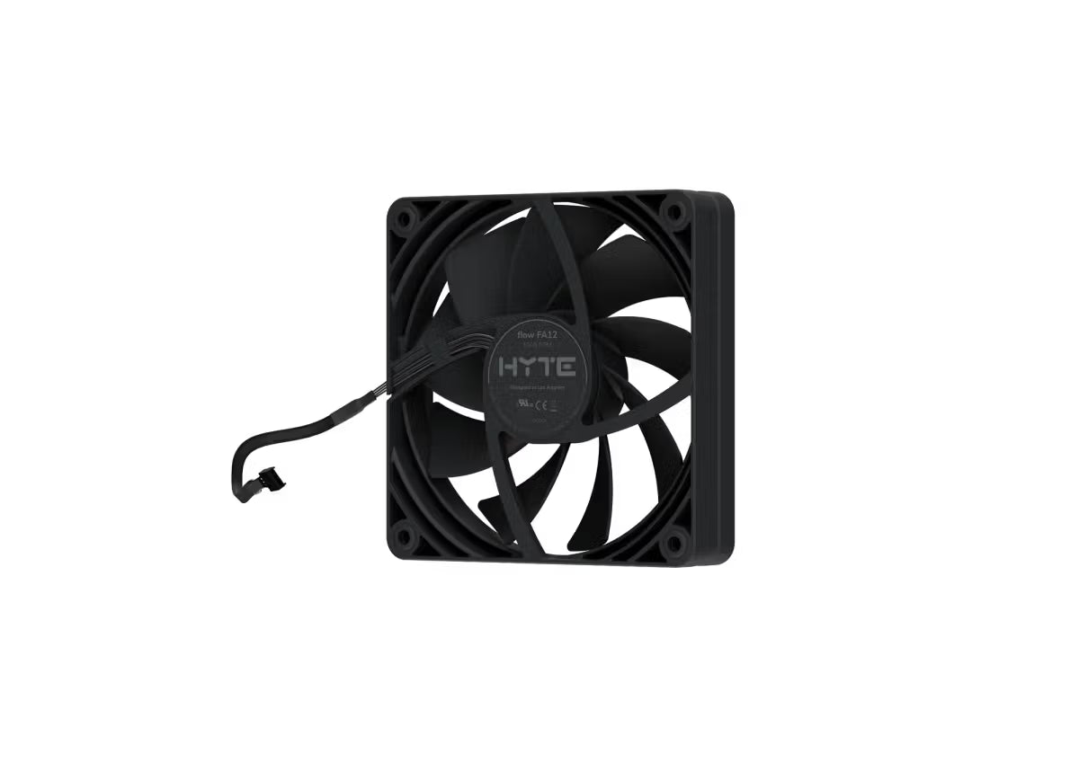Kit de Ventiladores HYTE FA12 | 120mm PWM | Incluye 4 ventiladores | Pitch Negro