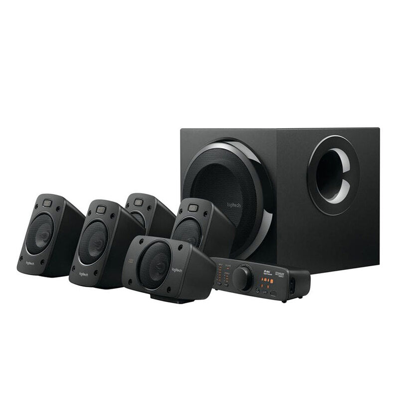 Sistema De Bocinas Logitech Con Subwoofer Z906- 5.1- 500W RMS- Negro