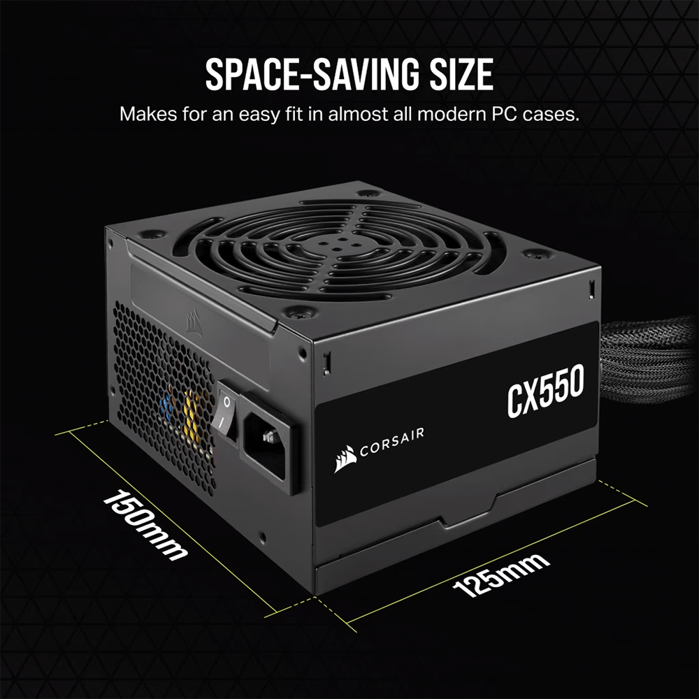 Fuente De Poder Corsair CX550 80 PLUS Bronze