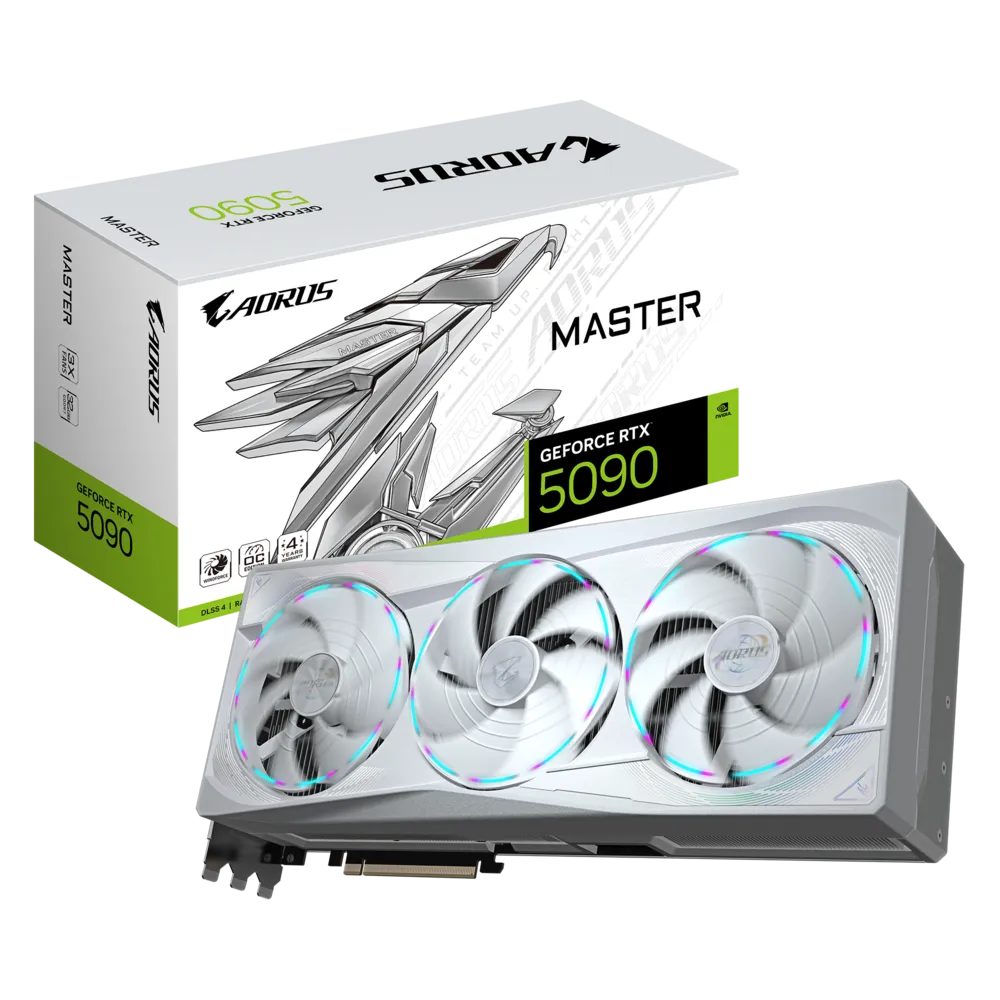 Tarjeta de Video GIGABYTE AORUS GeForce RTX 5090 MASTER ICE 32GB