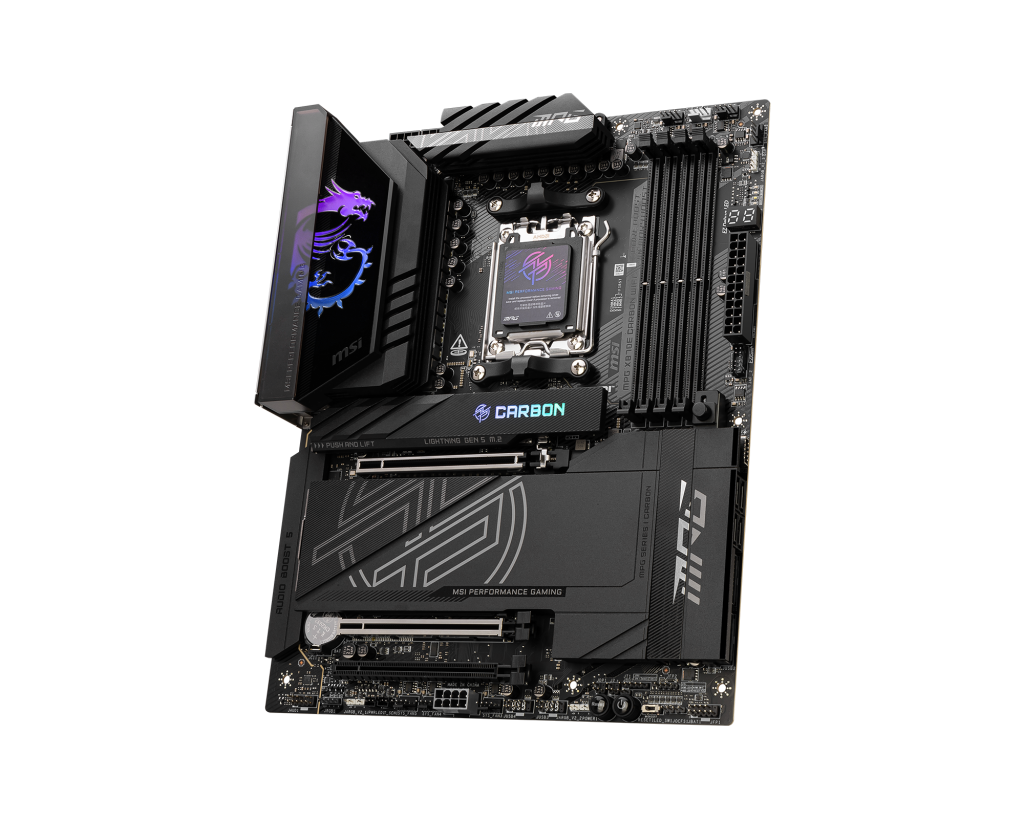 Tarjeta Madre MSI MPG X870E CARBON WIFI S-AM5 ATX Compatible con DDR5