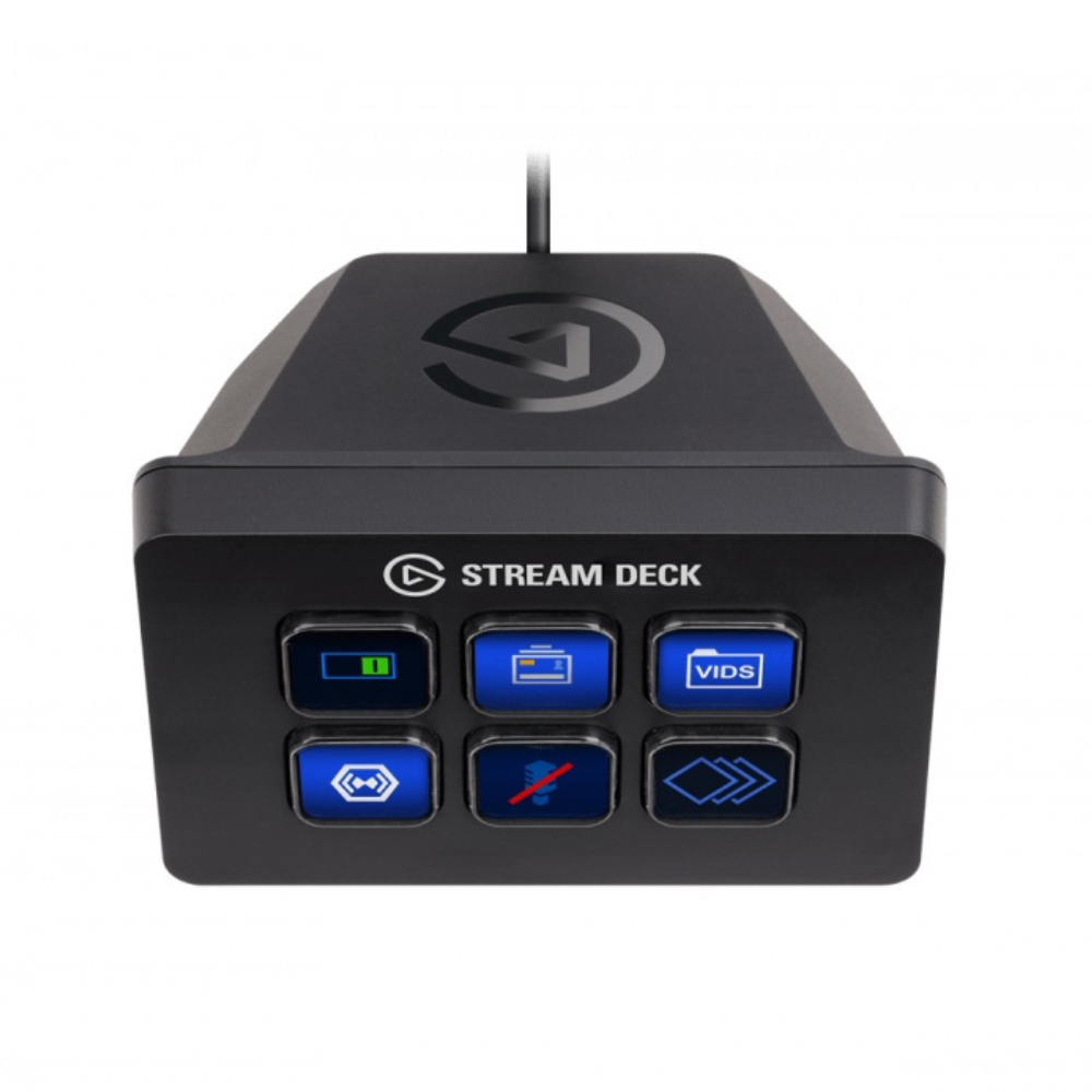 Teclado Elgato Stream Deck Mini, 6 Teclas, Alámbrico, USB, Negro