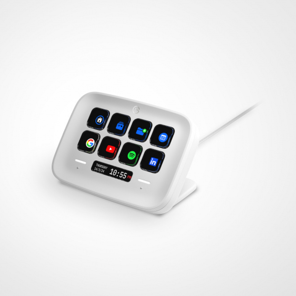 Teclado Elgato Stream Deck Neo | 8 Teclas | Alámbrico | USB | Blanco