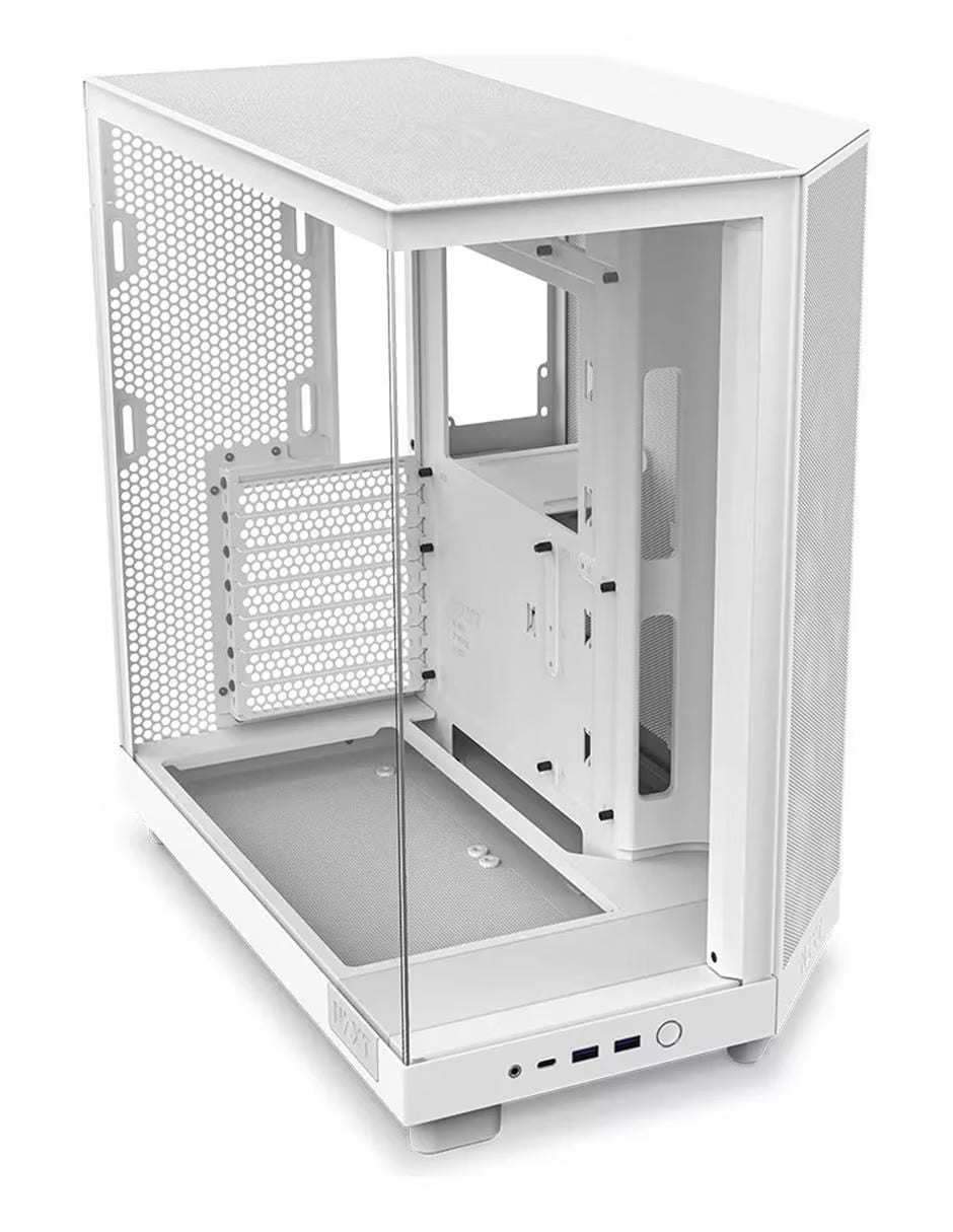 Gabinete NZXT H6 Flow - ATX - Blanco