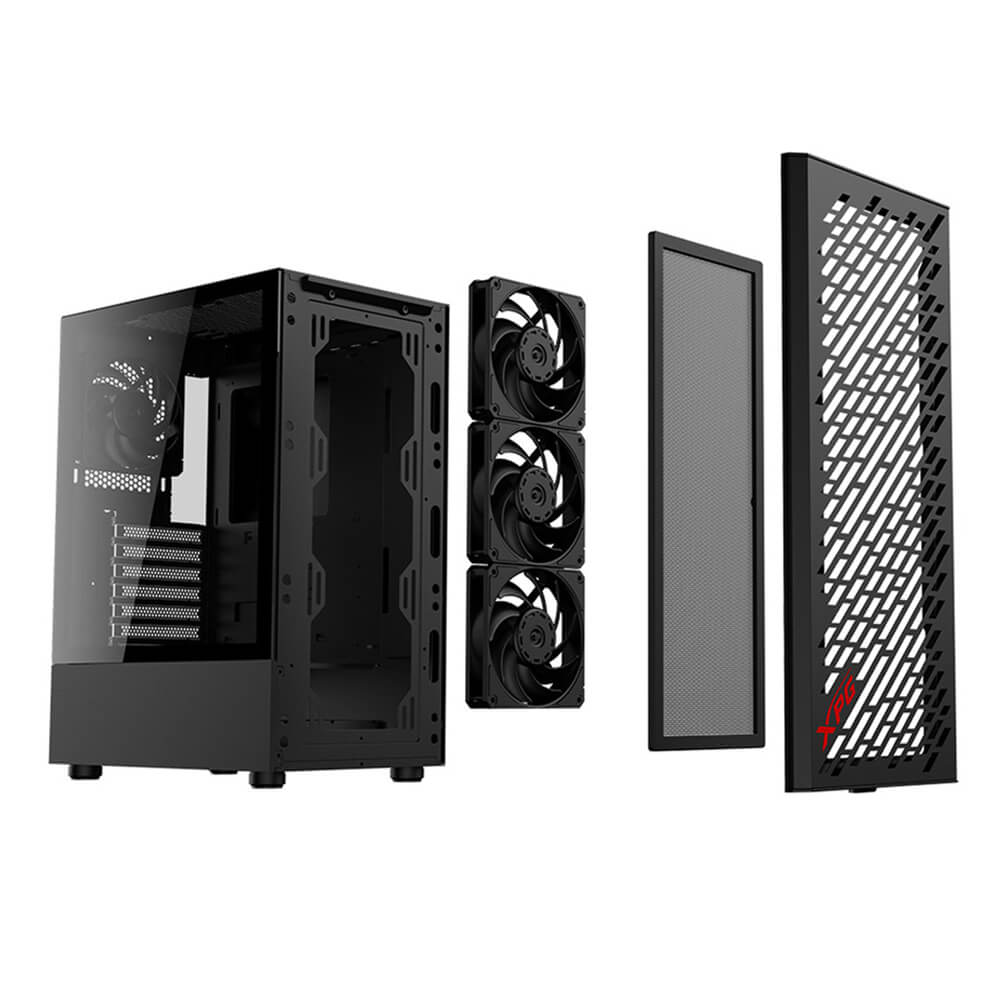 Gabinete XPG Valor Air Pro | ATX | Incluye 4 ventiladores | Negro