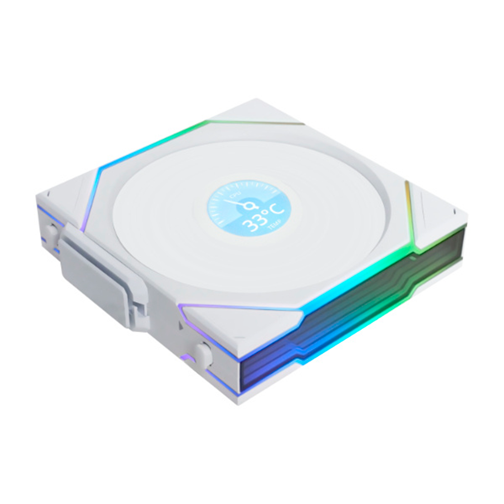 Ventilador Lian Li Black Uni Fan TL White RGB Wireless 120mm