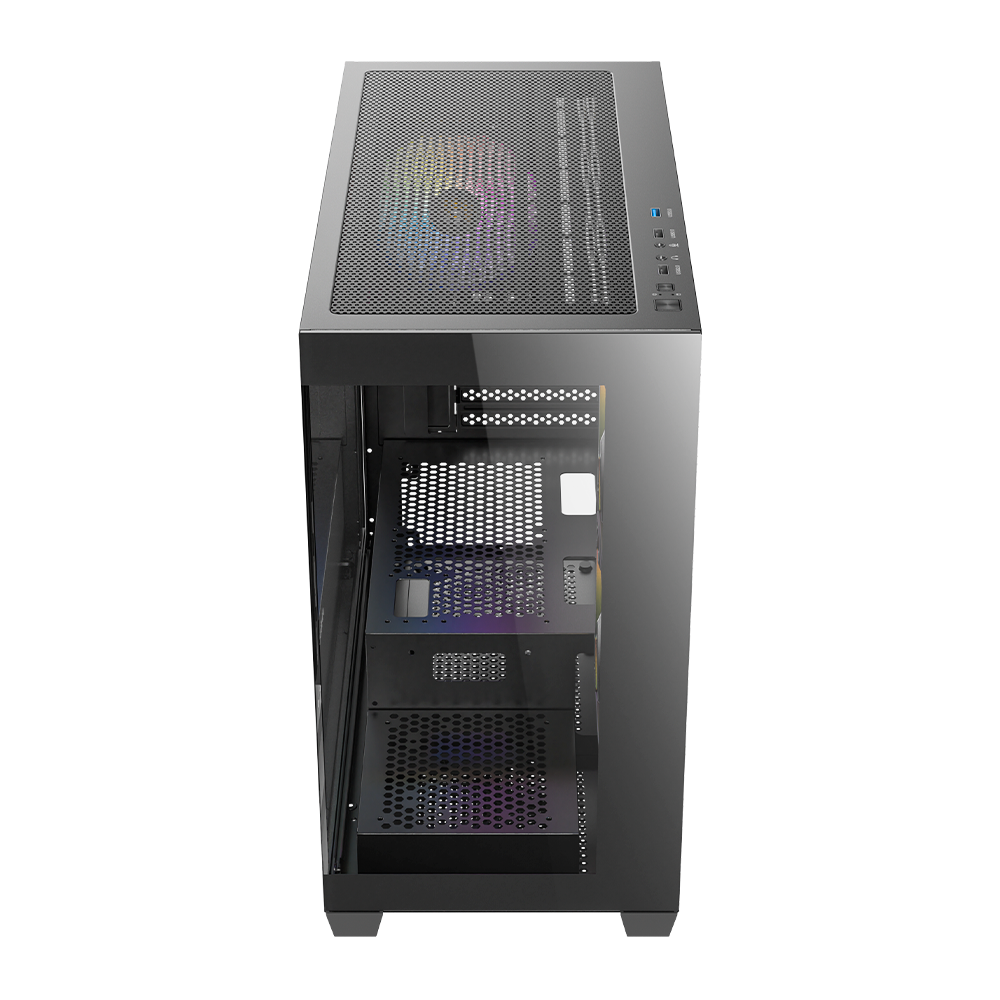 Gabinete Antec CX300M ARGB - Micro ATX - Incluye 3 Ventiladores - Negro