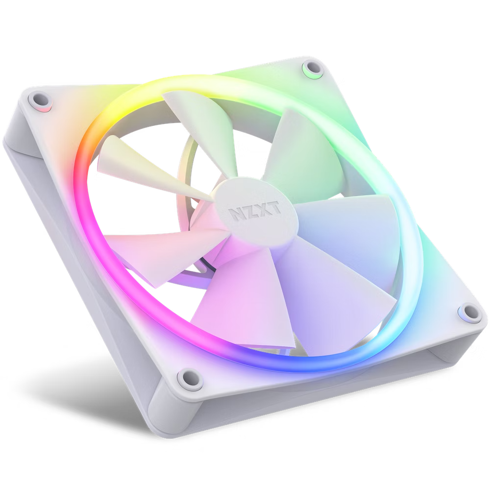 Kit de 2 Ventiladores NZXT F140 140mm Blanco RGB