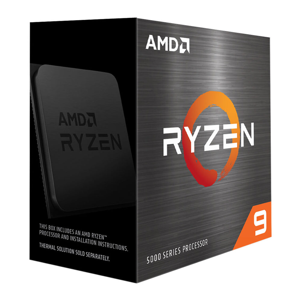 Procesador AMD RYZEN 9 5900X Sin Graficos Integrados- S-AM4- 4.80GHz- 12 Nucleos- No Incluye Disipador
