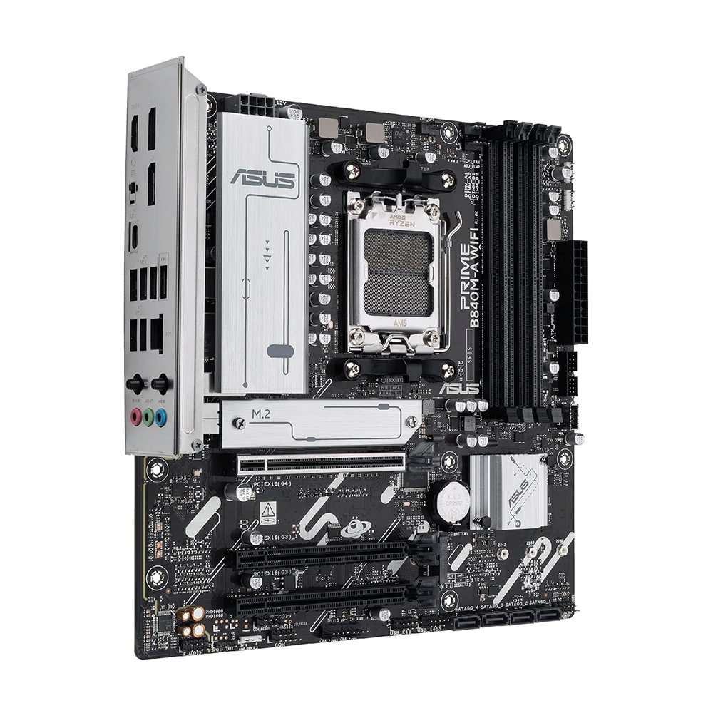 Tarjeta Madre ASUS PRIME B840M-A WIFI - AM5 - Micro ATX - Compatible con DDR5