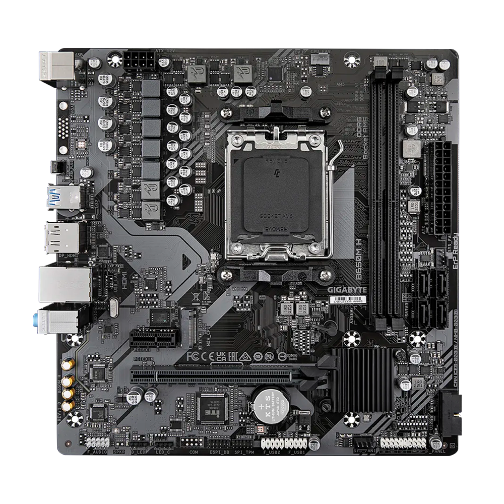 Tarjeta Madre GIGABYTE B650M H- S-AM5- Micro ATX- Compatible con DDR5