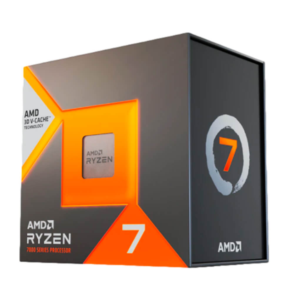 Procesador AMD RYZEN 7 7800X3D con AMD Radeon Graphics- S-AM5- 5.00GHz- 8 Nucleos- No Incluye Disipador
