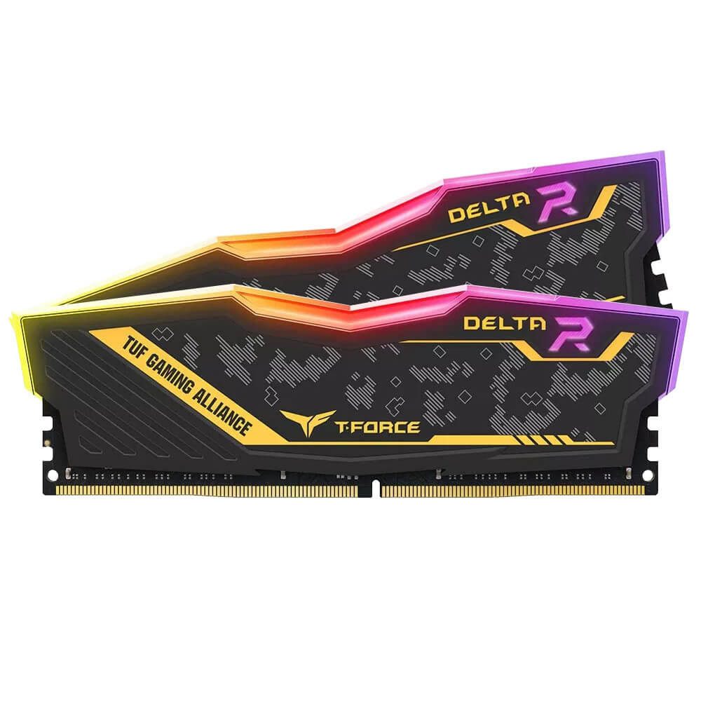 Memoria Ram DIMM Teamgroup T-Force Delta TUF Gaming RGB 16GB 2x8GB DDR4 3200MHz