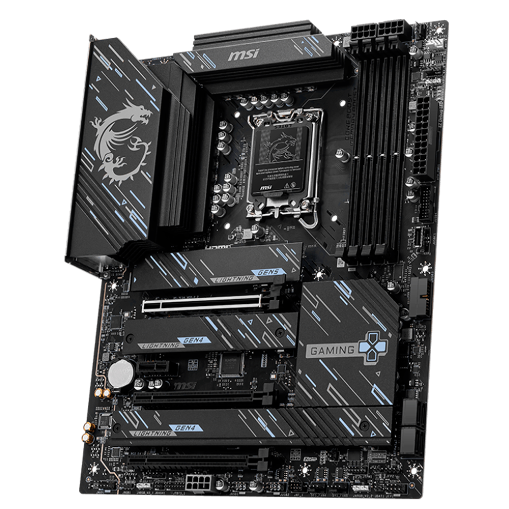 Tarjeta Madre MSI GAMING PLUS WIF I- LGA 1851 - ATX - Compatible con DDR5