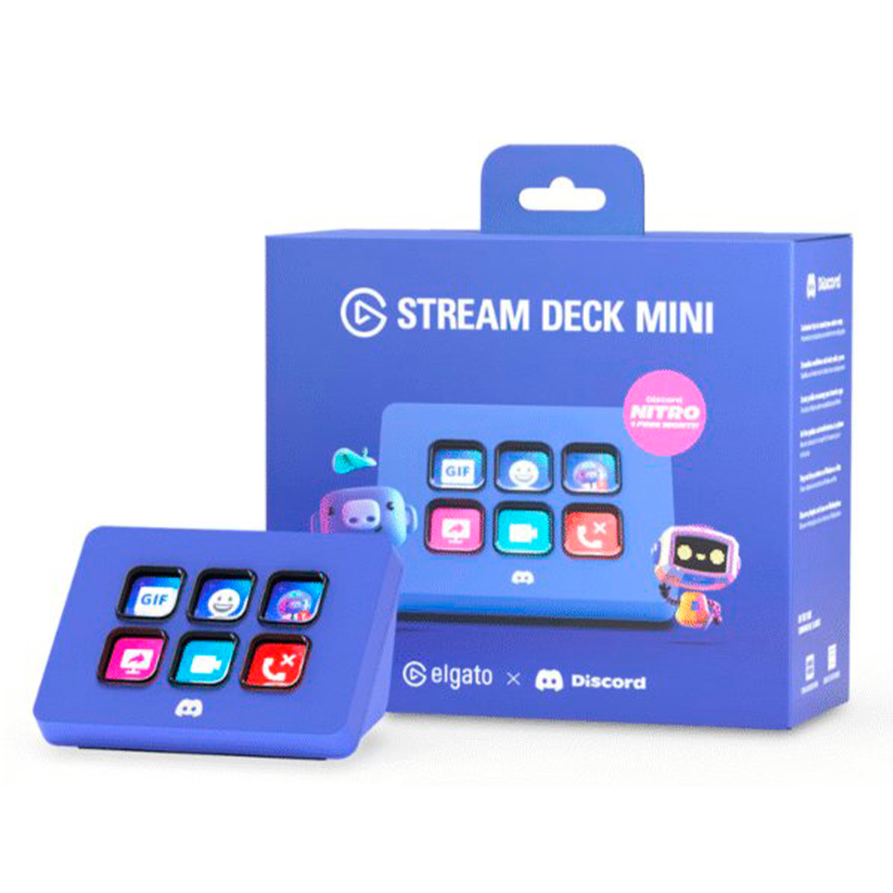 Stream Deck ELGATO Mini Discord Edition 6 Teclas LCD