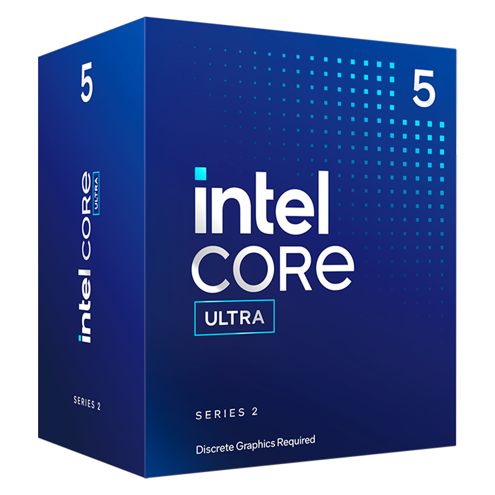 Procesador Intel Core ULTRA 5 225F Sin Graficos Integrados- LGA 1851- 4.90GHz- 10 Nucleos- Incluye Disipador