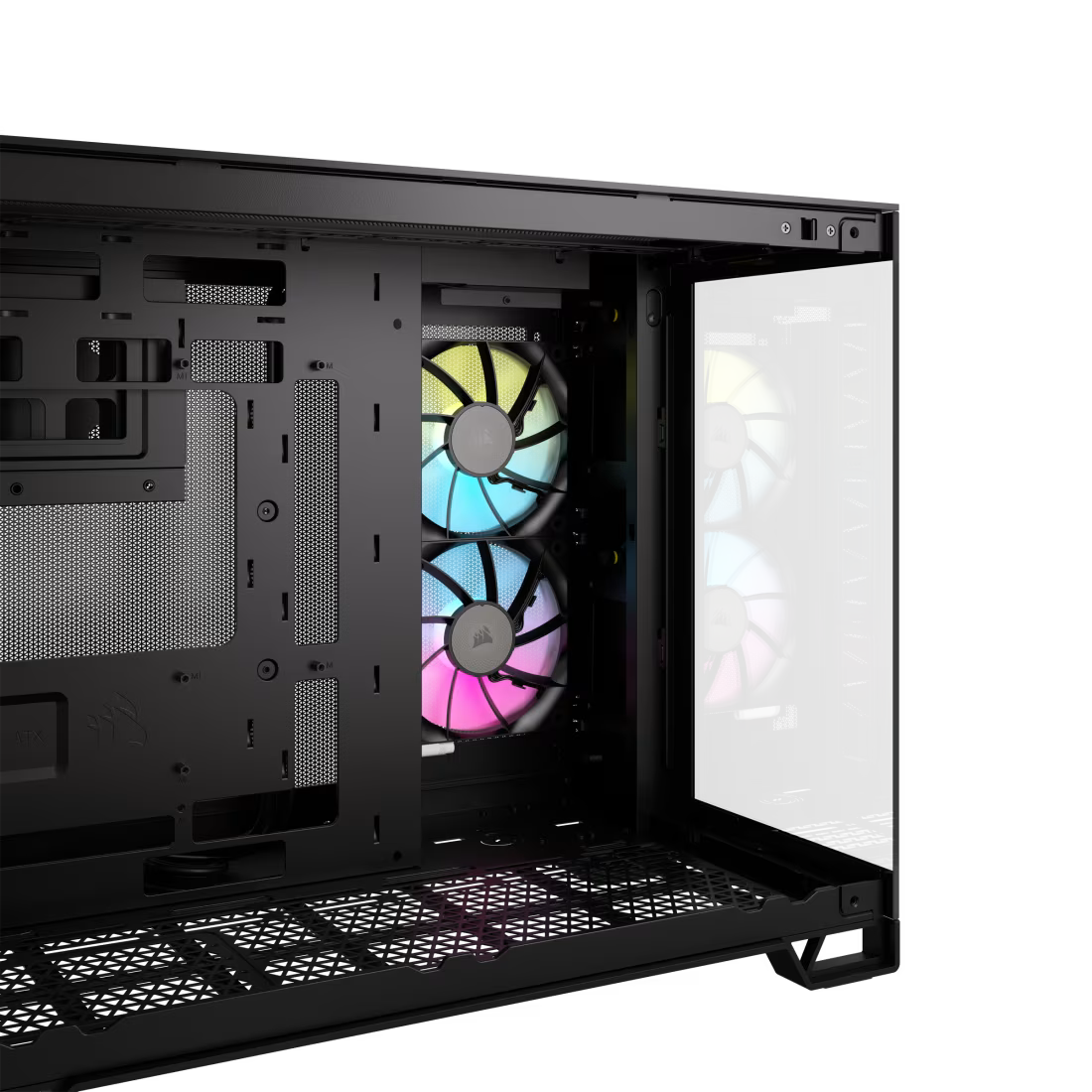 Gabinete Corsair iCUE LINK 2500X RGB - Micro ATX - Negro