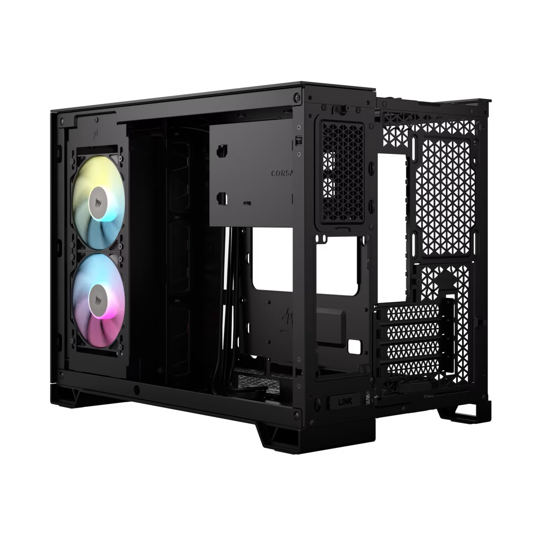 Gabinete Corsair iCUE LINK 2500X RGB - Micro ATX - Negro