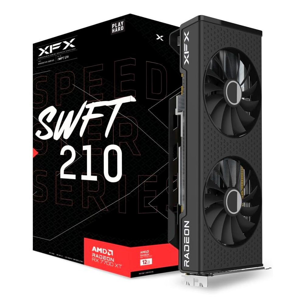 Tarjeta de Video XFX Speedster SWFT210 Radeon RX 7700XT 12GB