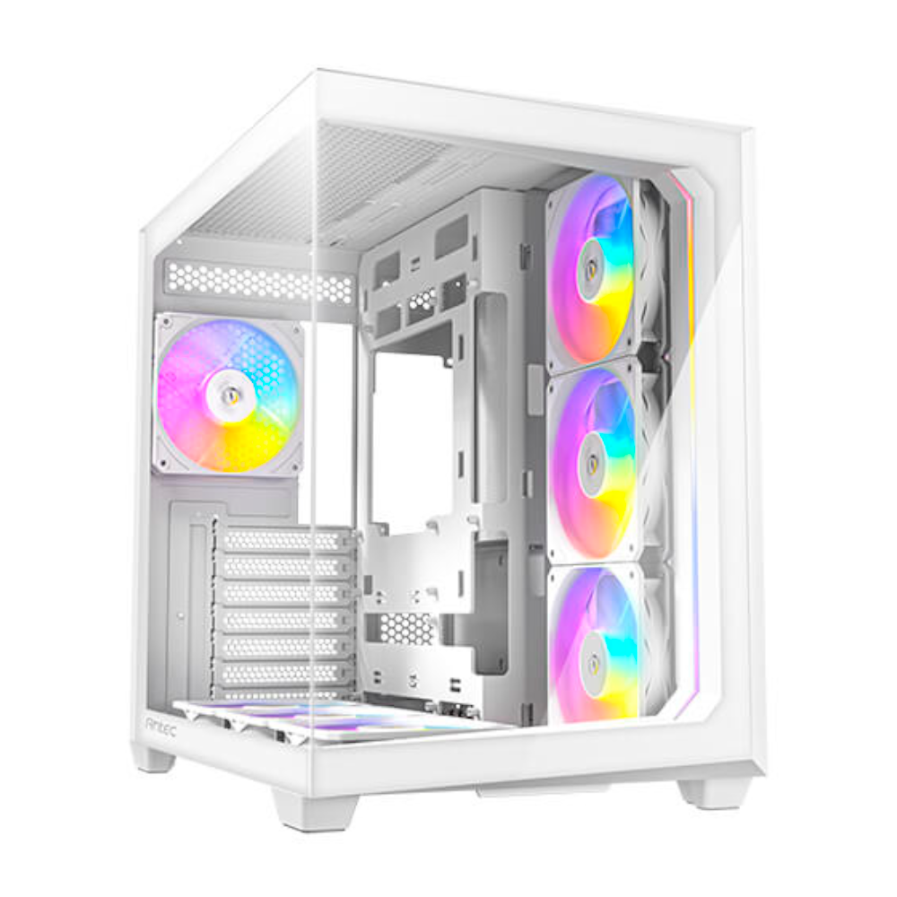 Gabinete Antec Constellation C5 ARGB ATX Incluye 7 Ventiladores Blanco
