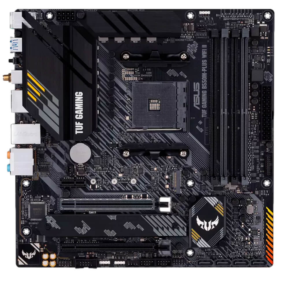 Tarjeta Madre ASUS TUF Gaming B550M-Plus Wifi II - AM4 - Micro Atx - Compatible con DDR4