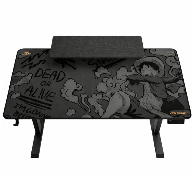 Escritorio Cougar Gamer E-Star 120 Black Edicion One Piece, Altura Ajustable, 120cm x 60cm, Negro