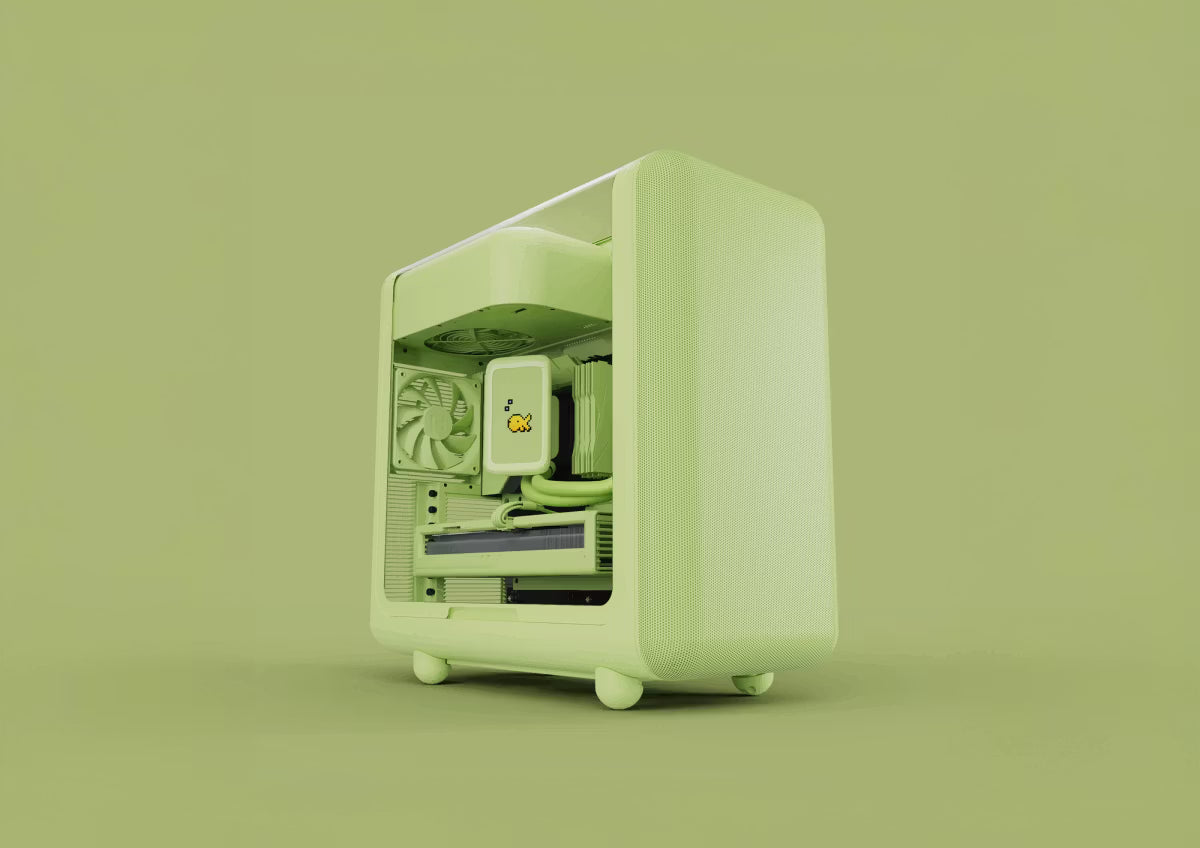 Gabinete Hyte X50 | ATX | Matcha Milk