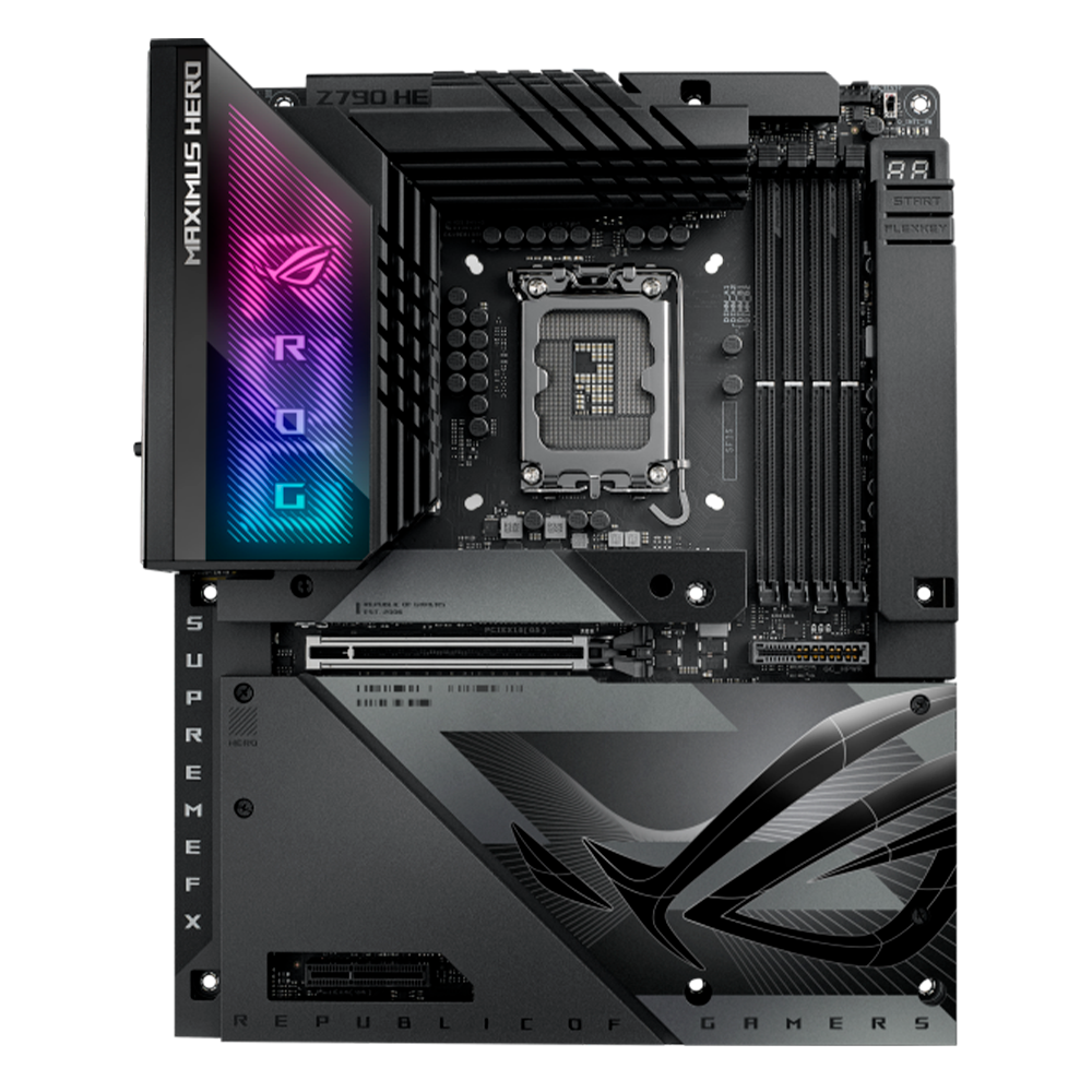 Tarjeta Madre ASUS ROG MAXIMUS Z790 HERO BTF - LGA 1700 - ATX - Compatible con DDR5