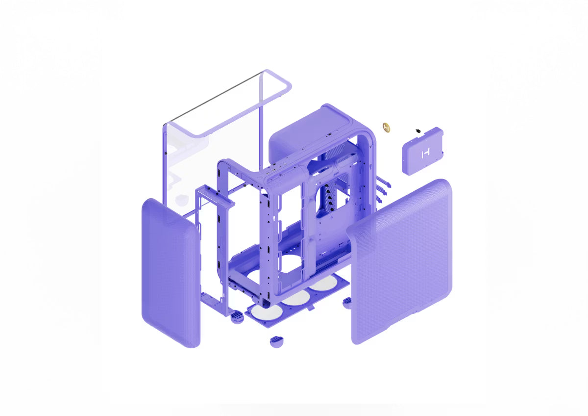 Gabinete Hyte X50 | ATX | Taro Milk