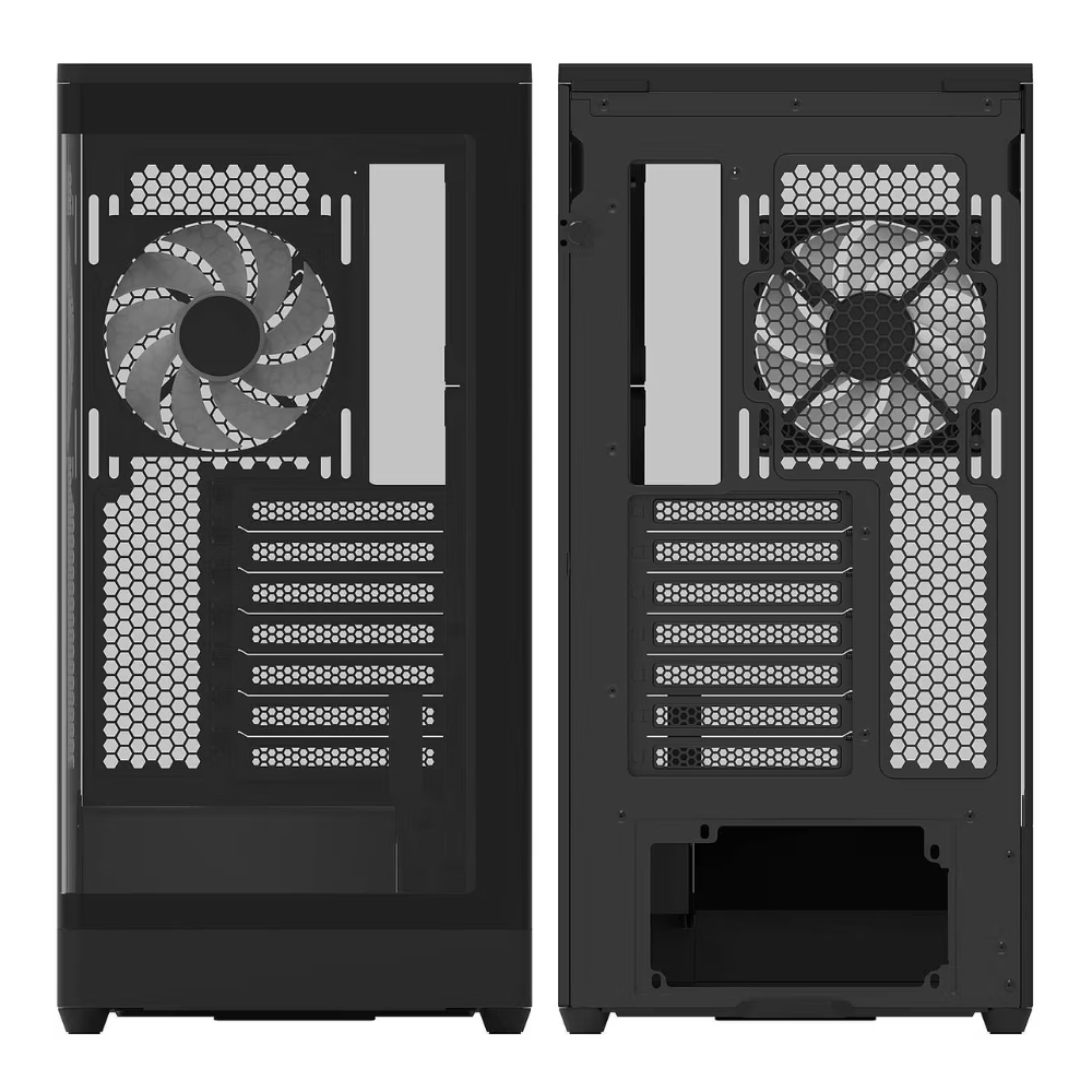 Gabinete Aerocool P500A | Incluye 4 Ventiladores RGB | ATX | Negro
