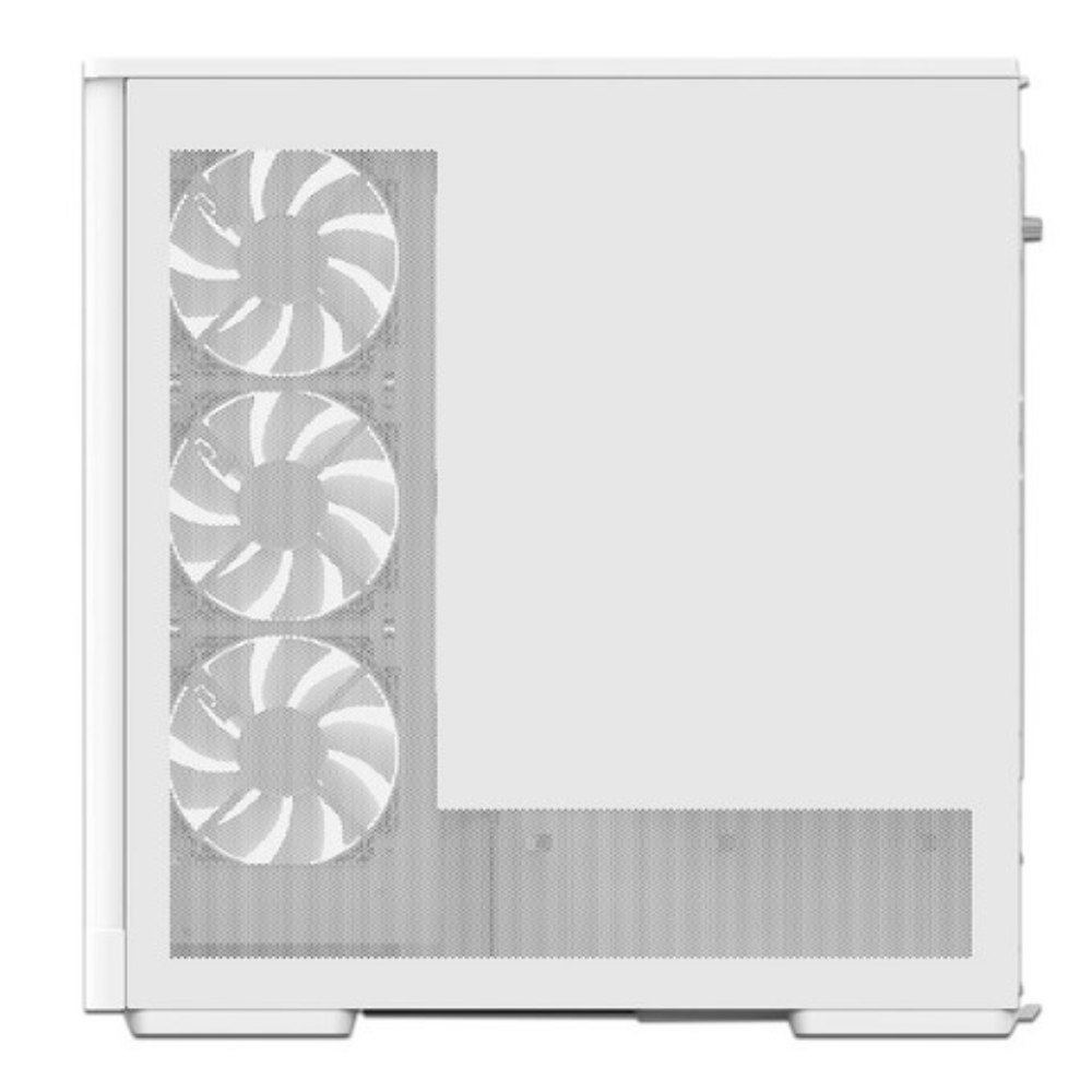 Gabinete Aerocool P500A | Incluye 4 Ventiladores | RGB | ATX | Blanco.