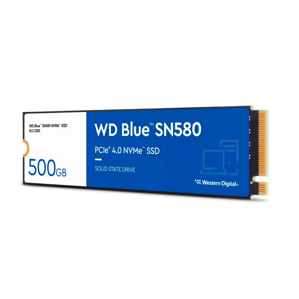Unidad de estado solido M.2 Western Digital WD Blue SN580 500GB PCIE 4.0