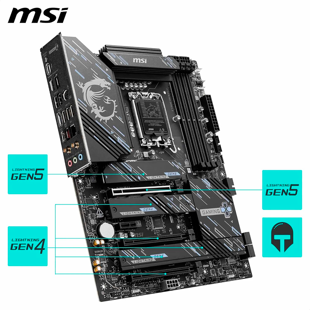 Tarjeta Madre MSI Gaming Plus Wifi | ATX | Compatible con DDR5
