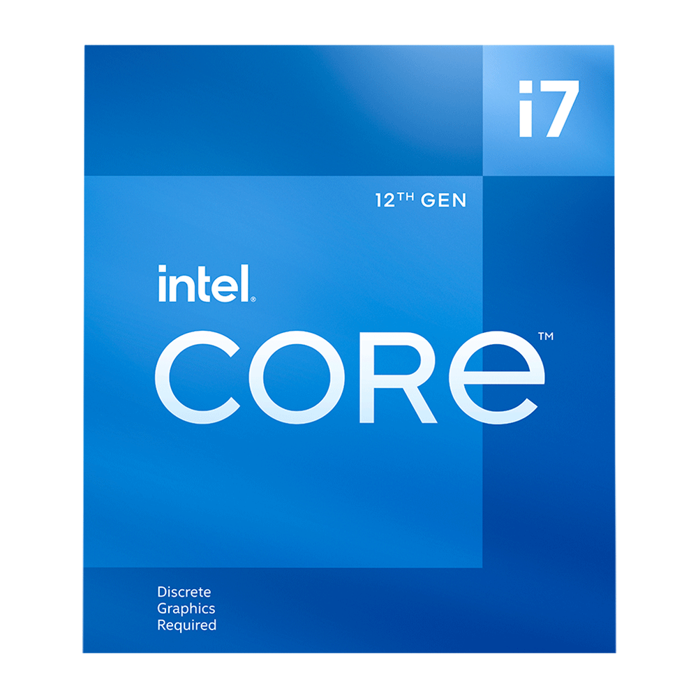 Procesador Intel Core i7-12700F Sin Graficos Integrados - LGA 1700- 4.90GHz- 12 Nucleos- Incluye Disipador
