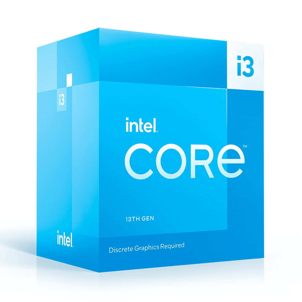 Procesador Intel Core i3-13100F Sin Graficos Integrados- LGA 1700- 4.60GHz- 10 Nucleos- Incluye Disipador