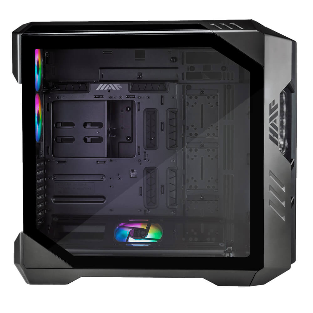 Gabinete Cooler Master HAF700 Titanium ARGB E-ATX Incluye 5 Ventiladores Negro