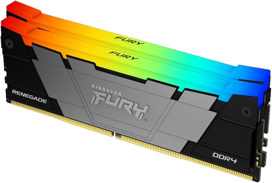 Memoria RAM DIMM DDR4 8GB 3600 MTs Kingston Fury Renegade RGB