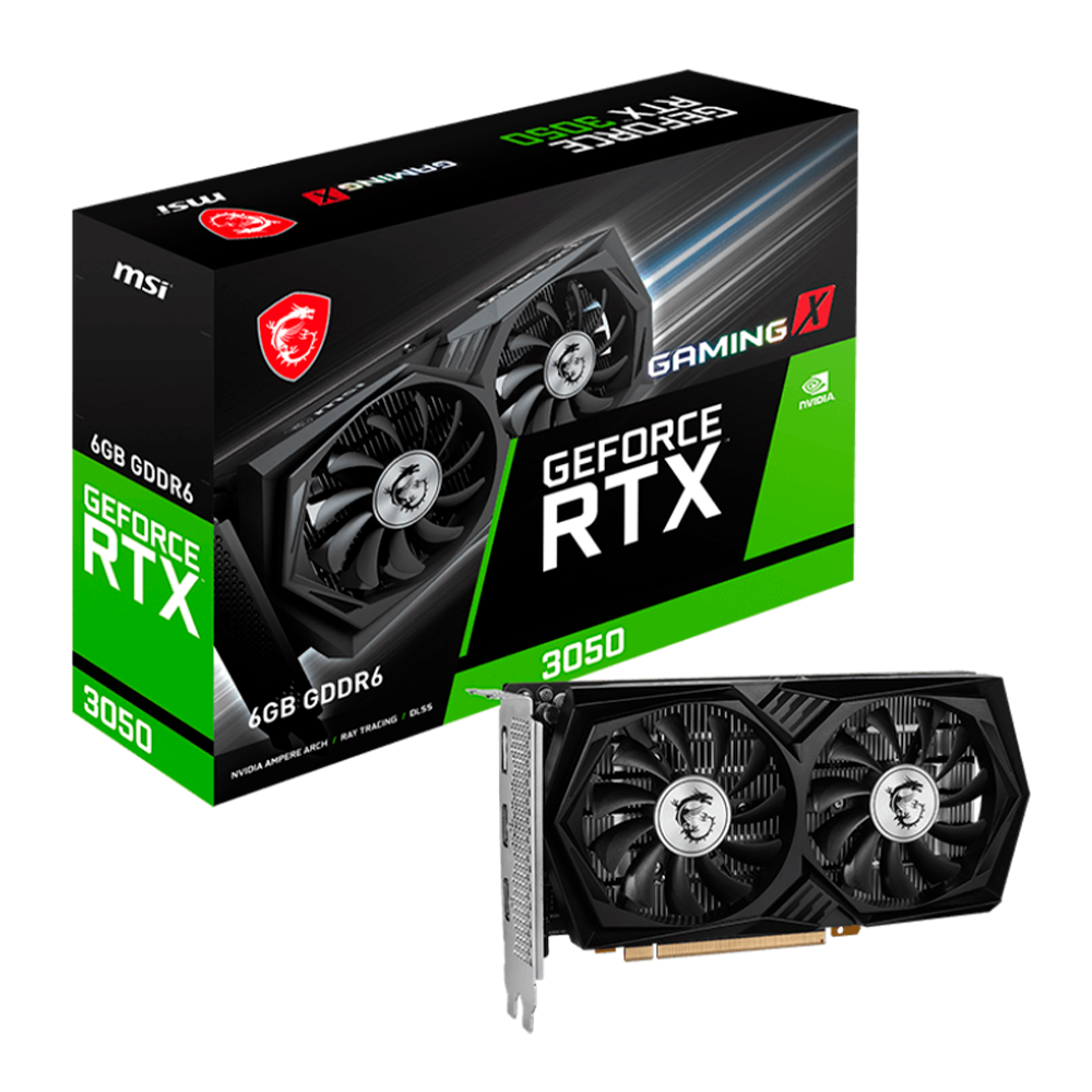 Tarjeta de Video MSI NVIDIA GeForce RTX 3050 GAMING X - 6GB