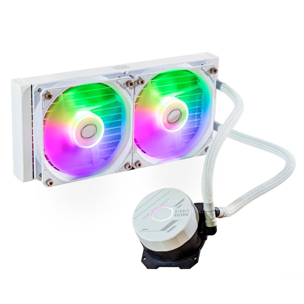 Enfriamiento Liquido Cooler Master MasterLiquid 240L Core ARGB - Blanco