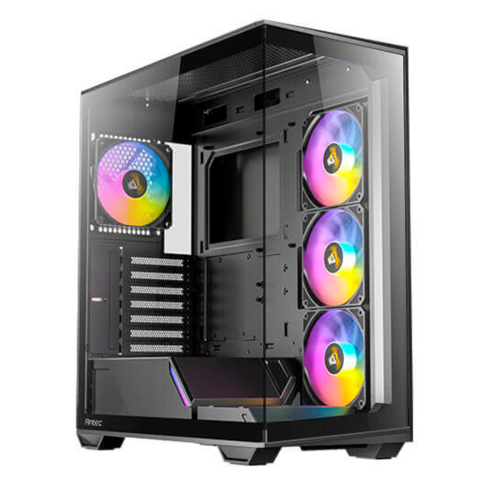 Gabinete Antec Constellation C3 ARGB ATX- Incluye 4 Ventiladores- Negro