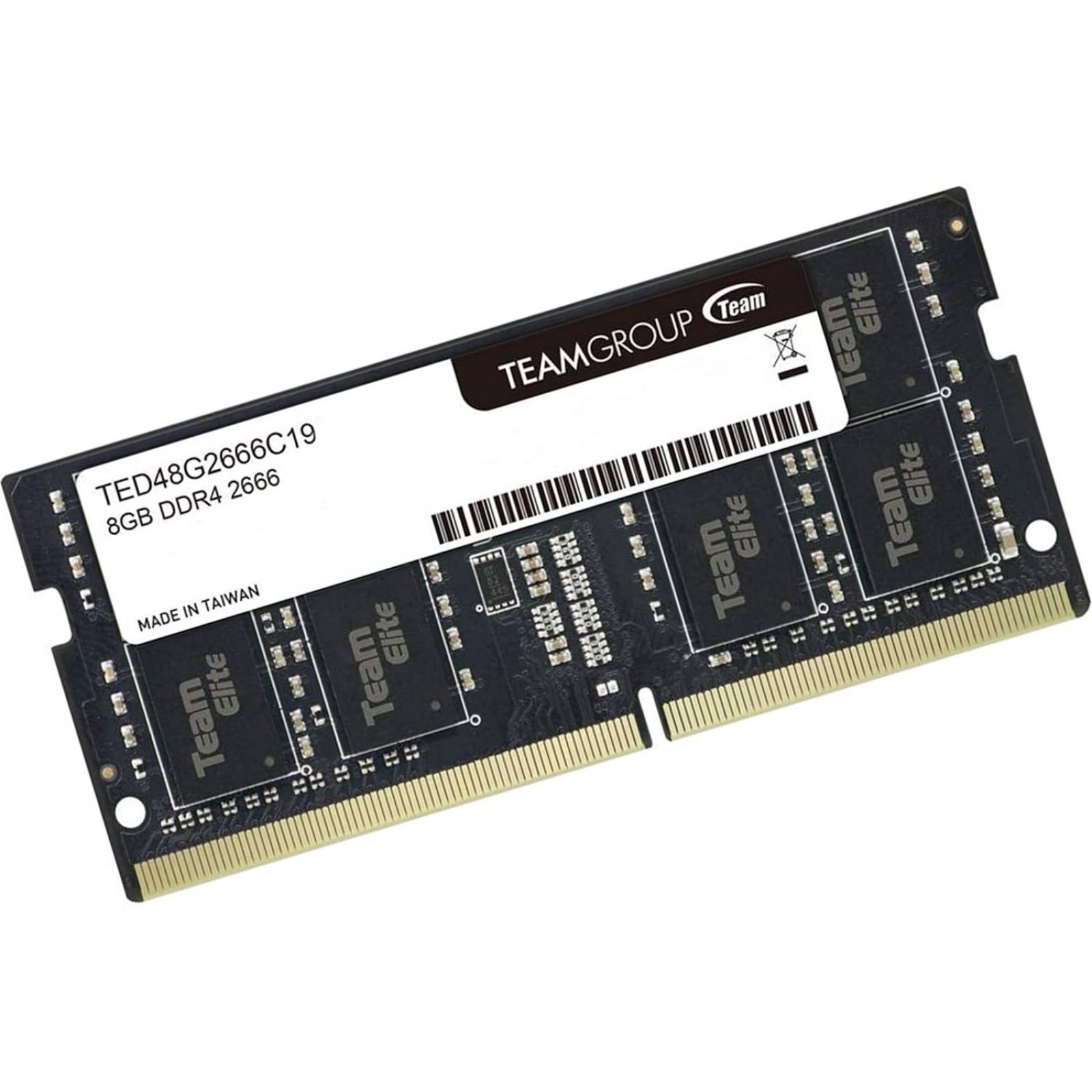 Memoria RAM SODIMM Teamgroup Elite 8GB DDR4 2666 MTs