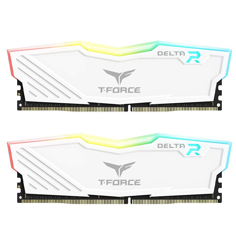 Memoria RAM Teamgroup T-Force Delta RGB White 16GB 2x8GB DDR4 3200mhz