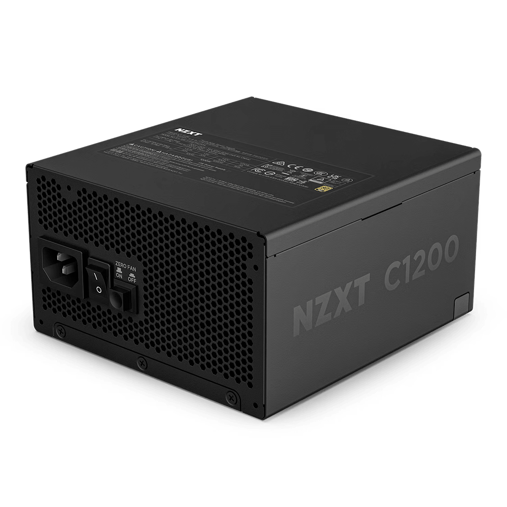 Fuente de Poder NZXT C1200 1200w 80 Plus Gold Negro | ATX 3.1