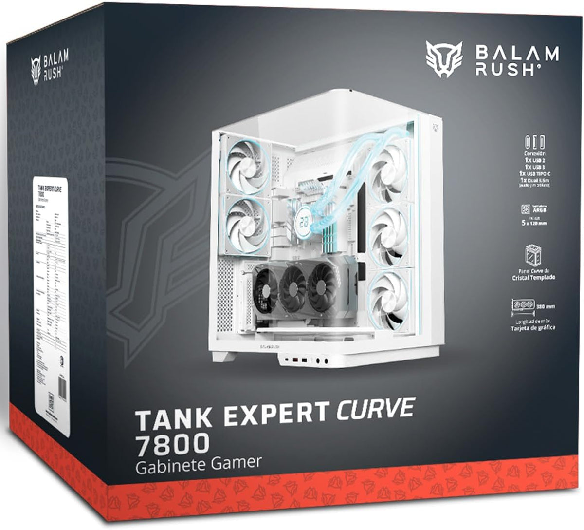Gabinete Balam Rush Tank Expertcurve 7800 | Blanco