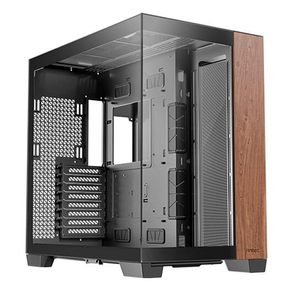 Gabinete Antec Constellation C8 WOOD ATX- Negro