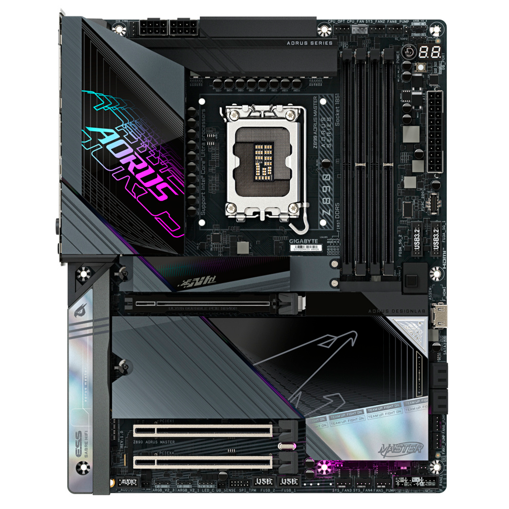Tarjeta Madre AORUS Z890 MASTER- LGA 1851- ATX- Compatible con DDR5