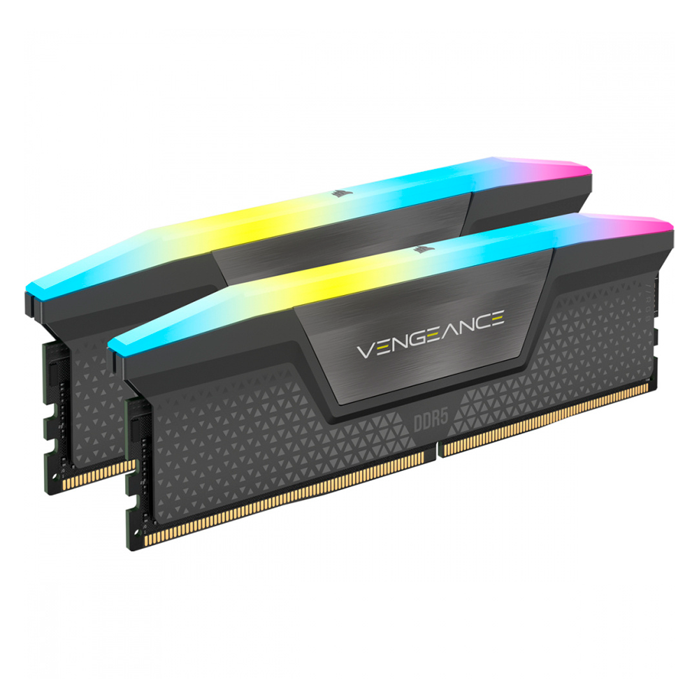 Kit Memoria RAM Corsair Vengeance RGB DDR5-5600MHz-32GB-2x16GB Expo